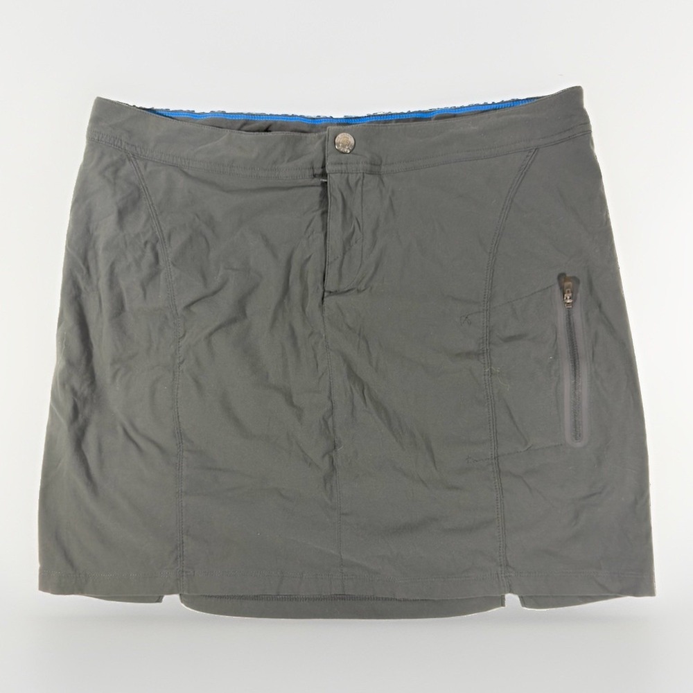 Columbia Women's Gray Skort Size 14 Omni Shield Outdoor Hiking Golf Shorts
